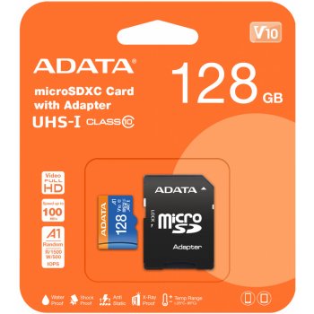 ADATA MicroSDXC 128GB UHS-I U1 AUSDX128GUICL10A1-RA1