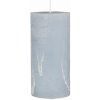 Ib Laursen Okruhlá sviečka Rustic Dusty Blue 14 cm