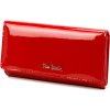 Pierre Cardin 07 SHINY 102 červená dámska vlákno koža-kožená peňaženka 18,5 x 10,5 cm