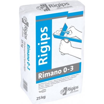Rigips Rimano 0-3mm 25kg - sadrová stierka