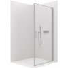 CERANO Sprchové krídlové dvere Porte L/P chróm, transparentné sklo 80x195 cm CER-413462