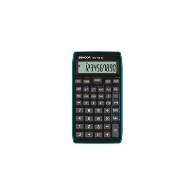 Sencor kalkulačka SEC 105 BU - školní, 10místná, 56 vědeckých funkcí