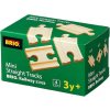 Brio Mini koleje rovné spojky 54 mm 4 ks