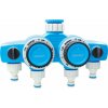 AQUACRAFT Časovač AQUACRAFT® 290040, mechanický, 4-way, rozbočovač, záhradný, na hadicu, max. 120 min