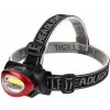 Čelová baterka LED čierna ABS 350 lm 4 režimy nabíjateľná IPX4