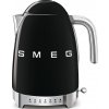 Smeg KLF04BLEU rychlovarná konvice, 1,7 l (7 šálků), 2400 W, styl 50. let, řízení teploty, 7 programů, černá