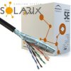 Kábel Solarix FTP Cat5e drôt 305m PE vonkajší