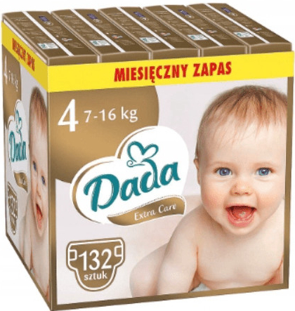 Dada Extra Care 4 7-16 kg 132 ks