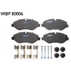 Sada brzdových platničiek, vždy 4 kusy v sade SKF VKBP 80006 (VKBP80006)