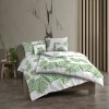 Kvalitex Predĺžené bavlnené obliečky renforcé 140x220, 70x90cm TROPICAL biele