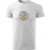 Yin & Yang strom - zima, leto - Tričko extra veľké (5-8XL) - 5XL ( Biela )
