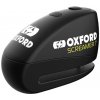 OXFORD zámok kotúčové brzdy SCREAMER 7, OXFORD (integrovaný alarm, černý/černý, priemer čapu 7 mm)