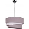 Duolla Duolla - Luster na lanku TRIO 1xE27/40W/230V pr. 45 cm šedá/biela DU8297 + záruka 3 roky zadarmo + záruka 3 roky zadarmo