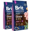 BRIT Premium By Nature Junior S 2 x 8 kg