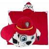 Carbotex Detská supersoft deka s 3D kapucou PAW PATROL Marshall