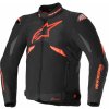 Bunda ALPINESTARS T-GP R 3 Drystar (čierna/červená fluo/biela) M