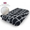 DRYBED Premium Vet Bed Krokodíl čierny 100 x 75 cm