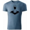 T-ričko Batman pánske tričko Farba trička: Denim, Farba potlače: Čierna, Veľkosť: XL