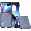 PROTEMIO 59583 ABEEL CARBON Plastový kryt Motorola Razr 40 Ultra svetlomodrý