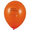 Balóny k narodeninám, narodeninová sada, mix farieb, latexové, 25 cm, 10 ks
