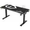 Ultradesk herní stůl Force - bílá, UDESK-FO-BW