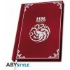 ABYstyle zápisník Game of Thrones Targaryen Premium A5
