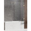 New Trendy Avexa Gold Shine vaňová zástena 100 cm jednodielny zlatá lesklé/číre sklo EXK-2175-WP