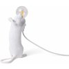 SELETTI Stolová LED lampa Mouse Lamp USB stojacia biela - 15220