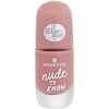 Essence Gel Nail Colour rychleschnoucí lak na nehty s lesklým efektem 8 ml odstín 30 Nude To Know