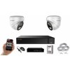 MS AI hybrid Light IP 2 kamerový set so switchom 5 Mpix WDome (6141K2B) (Monitorrs Security)