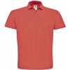 B&C | ID.001, Piqué polo, oranžová pixel coral, 3XL