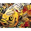 ZUTY Maľovanie podľa čísel GRAFFITI RYBA Rámovanie vypnuté plátno na rám Rozmer 80x100 cm
