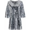 esmara® Dámske flitrové šaty M 40/42, strieborná (100381907)