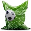 Sablio Sedací vak Futbalová lopta v bráne - 200x140 cm