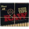 Cigaretové filtre RAW Black W-wide 18 ks
