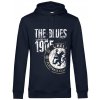 Superfutbal Mikina s kapucňou The Blues Retro, tmavomodrá Veľkosť: S
