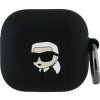 Puzdro Karl Lagerfeld pre Apple AirPods 4, čierne