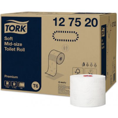 127520 Tork Mid-size jemný toaletný papier 90m (27ks)