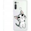 Gumený kryt TRANSPARENT na Motorola Moto G8 Power - Cat