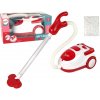 LEAN TOYS Vysávač pre deti – červená