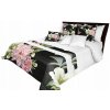 Mariall Design přehoz na postel biela čierna ružovej 220 x 240 cm