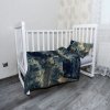 Sablio Mikroplyšové detské obliečky do postieľky Parná lokomotíva v zasneženom meste - 130x90 / 40x60