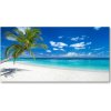 Foto obraz sklenený horizontálny tropická pláž 100x50 cm