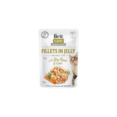 Brit Care Cat Fillets in Jelly with Trout&Cod 5 x 85 g