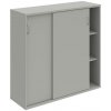 Hobis Policová skriňa Strong, 120x115,2x40 cm, sivá/sivá