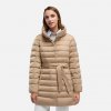 Geox Béžová dámska péřová bunda Bettanie Béžová 42