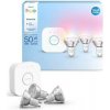 Štartovacia sada Philips Hue Essential Bluetooth, 4,7 W, GU10, White and Color Ambiance (3 ks) + Bridge kit (929004235707)