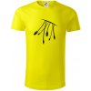 Konektory - Tričko z organickej bavlny - 3XL ( Citrónová )