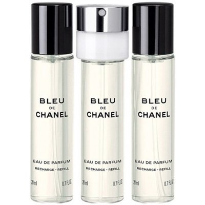 CHANEL - Bleu de Chanel Eau de Parfum EDP 3x20 ml Pre mužov dopełnienie