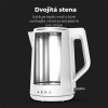 AENO Rychlovarná kanvica EK2 - 1,5l, 2200W, biela, Strix, dvojvrstvá stena, auto vypnutie AEK0002